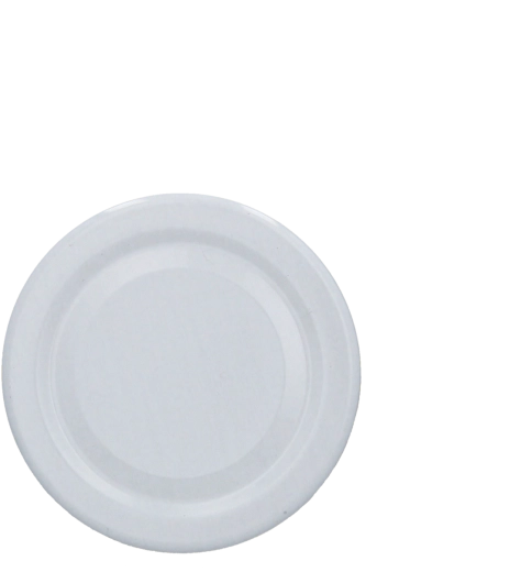Sæt med sorte emaljerede låg 58 mm (10 stk.)
