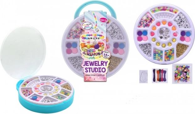 Sæt med perler til fremstilling af smykker