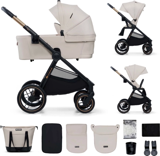 Kinderkraft kombivogn Nea 2 2-i-1 beige