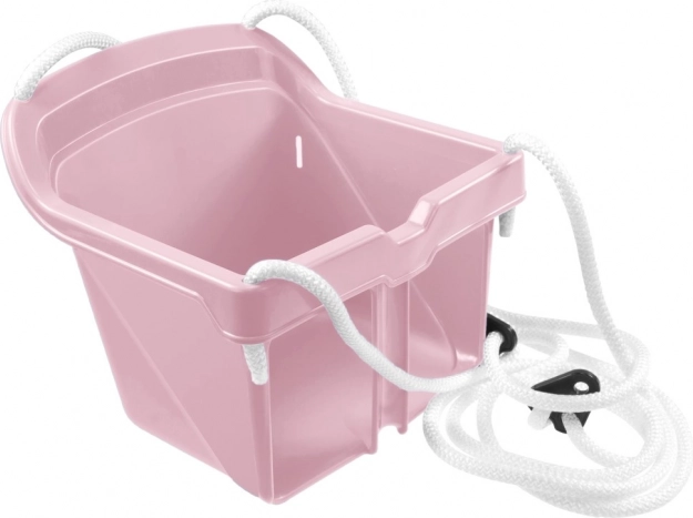 Plastgynge til børn med sikkerhedsbøjle, lyserød