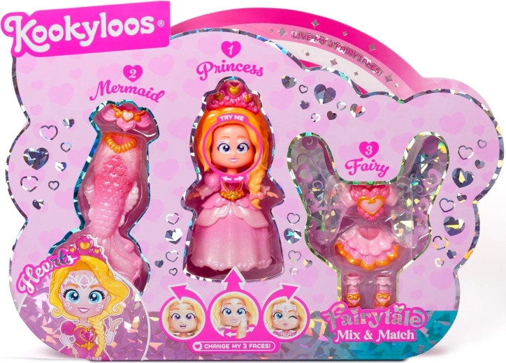 Tre ansigtsudtryk med ét klik