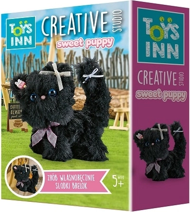 Stnux Sweet Puppy kreativt DIY-sæt til vedhæng – sort killing