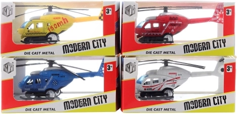 Metalhelikopter - 1 stk.