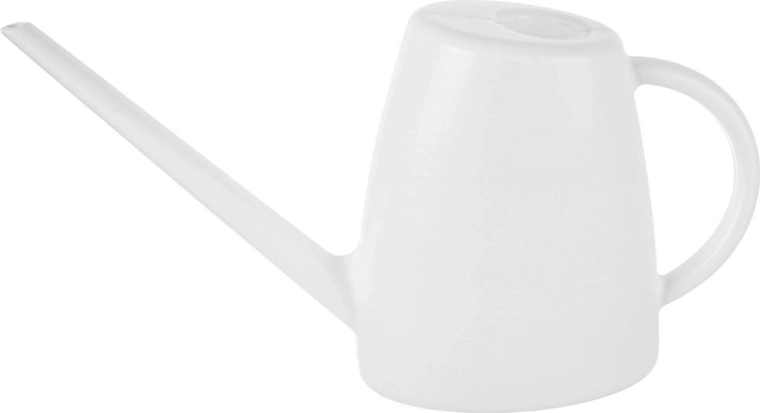 Hvid vandkande i plast 1,6 l
