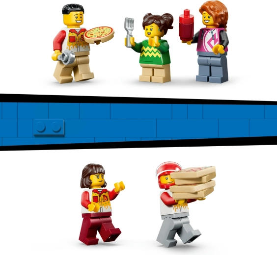 5 minifigurer og masser af tilbehør til rolleleg