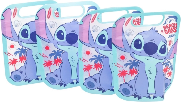 Sæt med genlukkelige poser DISNEY Stitch 4 stk.