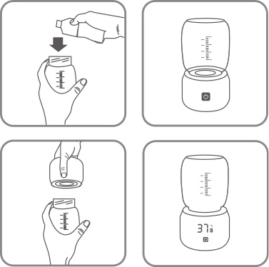 Hurtig og præcis opvarmning til 37–50 °C