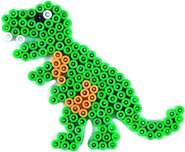 Dinosaurformet plade til strygeperler 5 mm