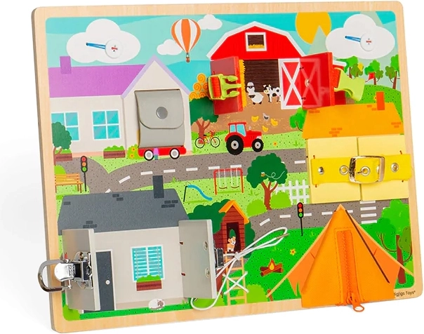 Motorikplade til hverdagsevner BIGJIGS TOYS