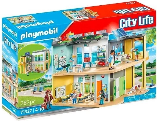 Sæt med figurer City Life – stor skole