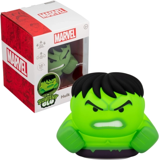 Marvel SquishyGlo Hulk – klemme- og lysende figur