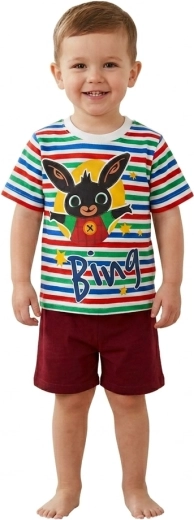 Børnepyjamas Bing med striber