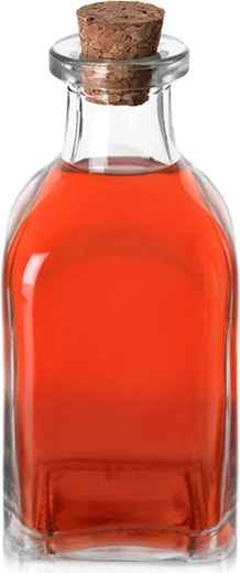 Glasflaske med kork 110 ml