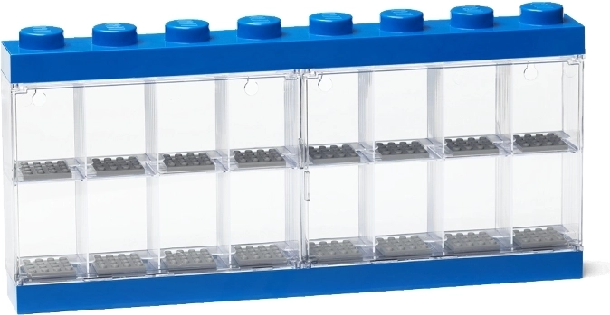 LEGO samlerskab til 16 minifigurer – blå