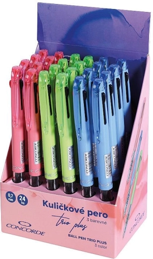 Kuglepen CONCORDE Trio Plus, trefarvet