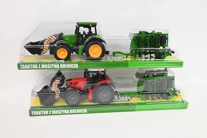 Traktor med landbrugsmaskine (legetøj)