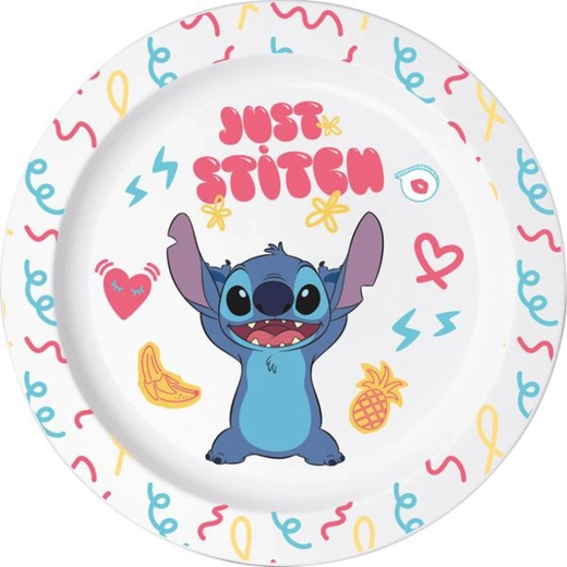 Plasttallerken STITCH 23,1 × 20,3 cm