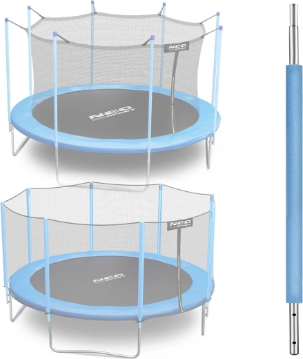 Neo-Sport nederste stolpedel til trampolin 8–15 ft blå (til udvendigt og indvendigt net)