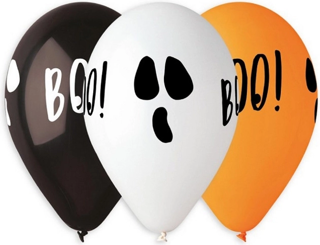 Ballon Gemar 13
 pastel premium Halloween Boo! - 1 stk.