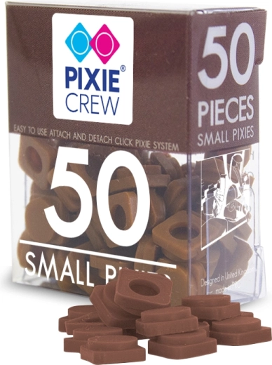 Pixie Crew små silikonepixels brune