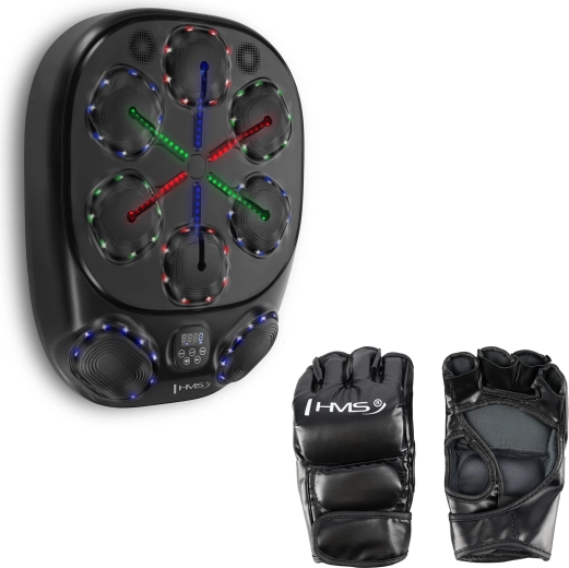 Elektronisk boksetarget med LED, Bluetooth og handsker HMS TB10