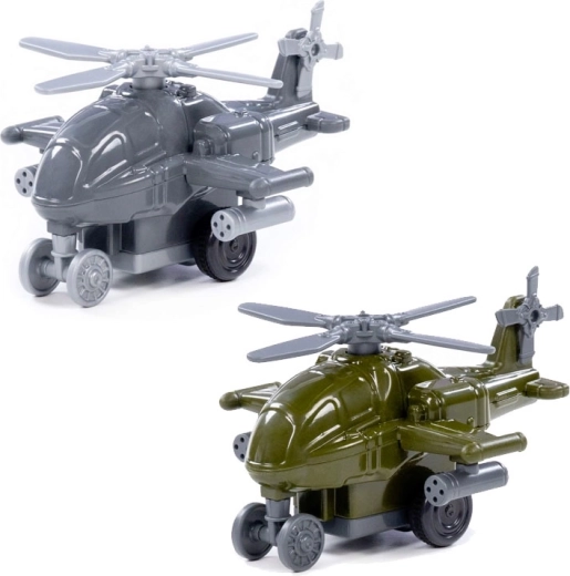 Militær helikopter med svinghjul 13 cm Polesie