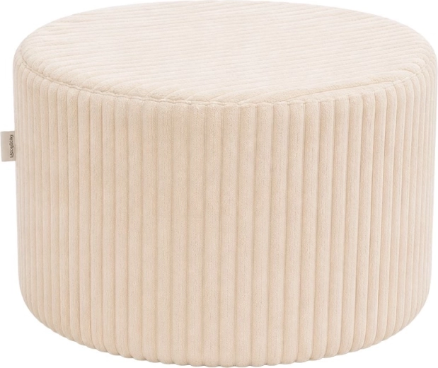 Børne-taburet i fløjl (manchester) New Baby cream
