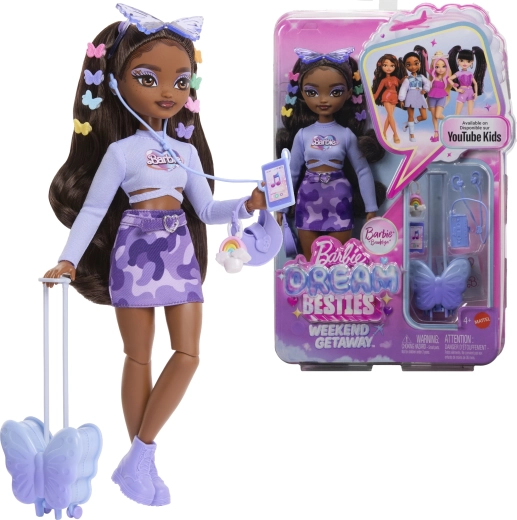 Barbie Dream Besties Brooklyn på weekendtur med tilbehør