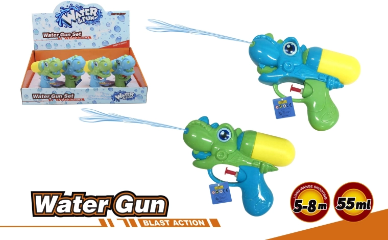 Vandpistol dinosaurus 15 cm