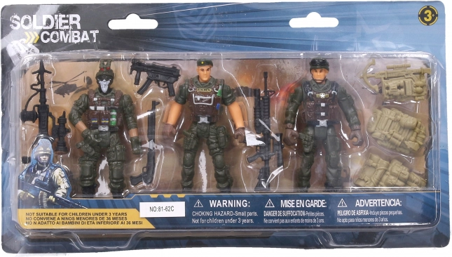 Soldat sæt med figurer 11 cm