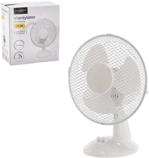 hvid bordventilator 25 W