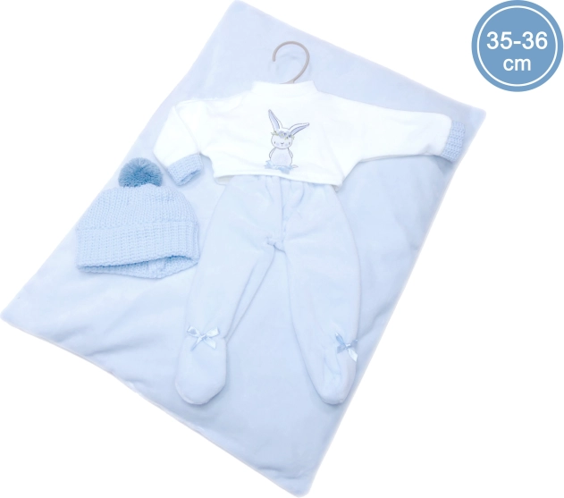 Dukketøj til New Born dukke størrelse 35-36 cm