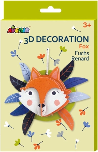 3D dekoration ræv til ophængning