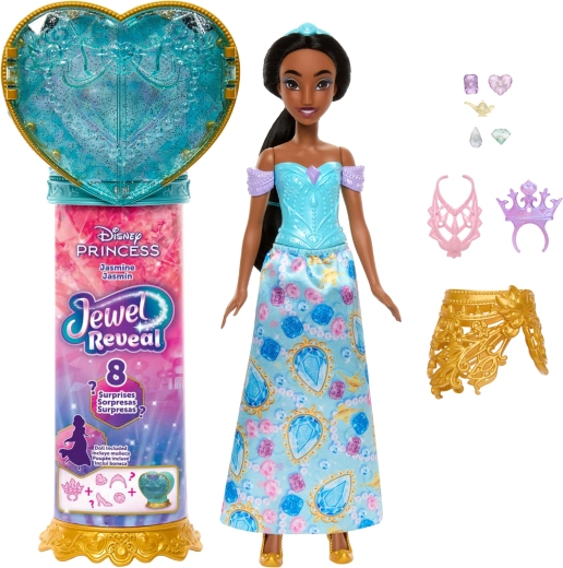 Mattel Disney Princess Jewel Reveal dukke Jasmin med tilbehør