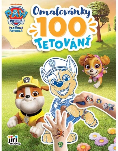 Malebog og 100 tatoveringer Paw Patrol