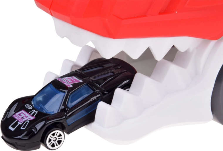 Actionfyldt affyringsmekanisme fra dinosaurens mund