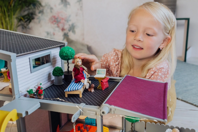 Tilbehør kompatibelt med Lundby-universet (skala 1:18)