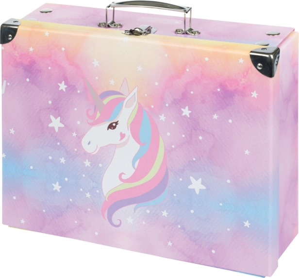 Sammenklappelig skolekuffert Rainbow Unicorn BAAGL