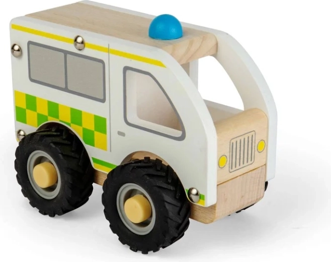 Bigjigs Toys miniambulance i træ