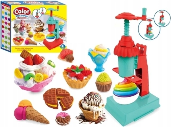 Kreativt isbutik-sæt med modellervoks