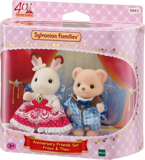 Sylvanian Families fødselsdagsfest i anledning af 40-års jubilæet for Freya og Theo - 2 stk.
