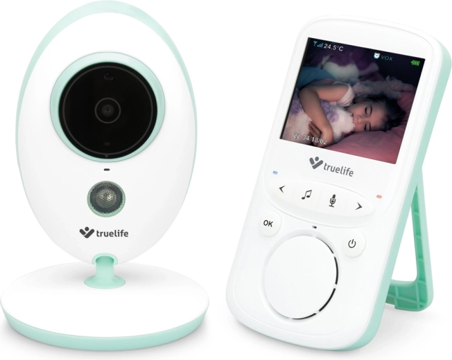 Video-babymonitor TRUELIFE NannyCam V24 Pro med 2,4" LCD og nattesyn