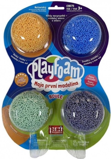 PlayFoam Kugler 4-pack – drengefarver