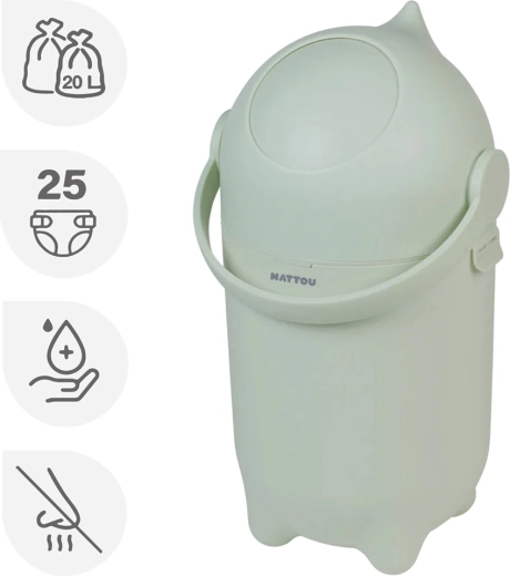 Nattou blespand Dropy grøn 20 l