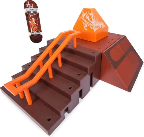 Trapper, rail og wedge-ramper til grinds og slides