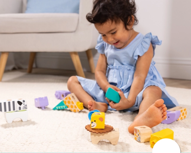 Store trædele til små hænder