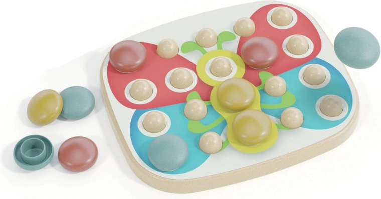 Mosaik til børn Quercetti FantaColor Baby PlayBio