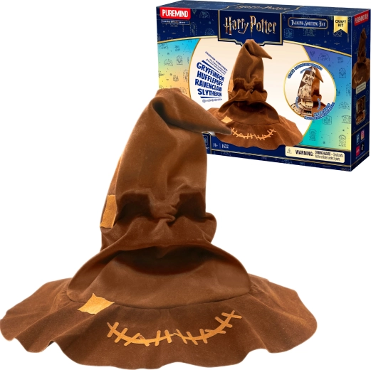 Puremind Harry Potter træ 3D-puslespil – Den Sorterende Hat med lyd