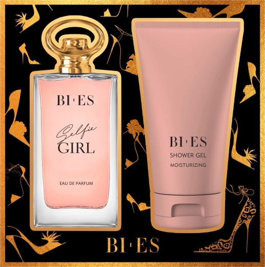 Gavesæt BI-ES Selfie Girl – eau de parfum 90 ml + brusegel 150 ml