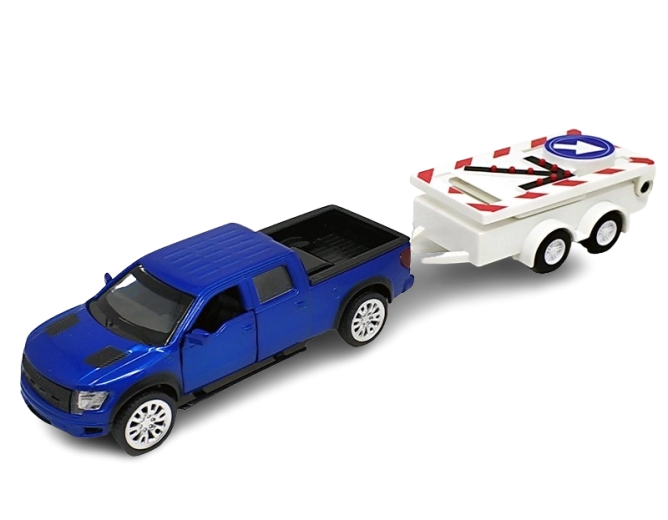 Metalmodel af pickup Ford F-150 SVT Raptor 1:52 med lys og lyde